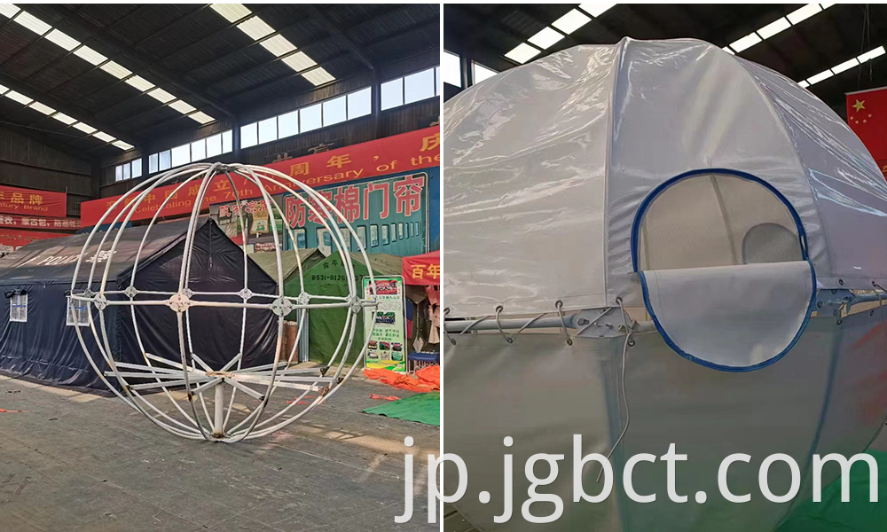 Outdoor spherical tent